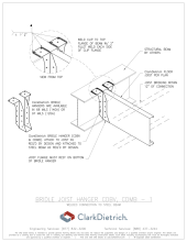 Bridle Joist Hanger CDBV-1  