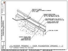 Header Framing Over Foundation Opening-2
