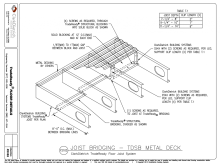 Joist Bridging-TDSB Metal Deck