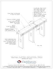 MaxTrak Slotted Deflection Track