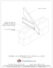 Seismic & Hurricane Tie to Truss+CMU Wall