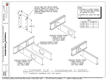 Support Clip ClarkDietrich E Series