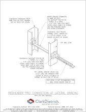 RedHeader Pro Connection At Lateral Bracing