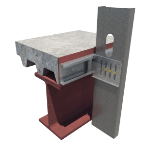 Drift Rail & Clip used in a Deflection Stud Connection-2