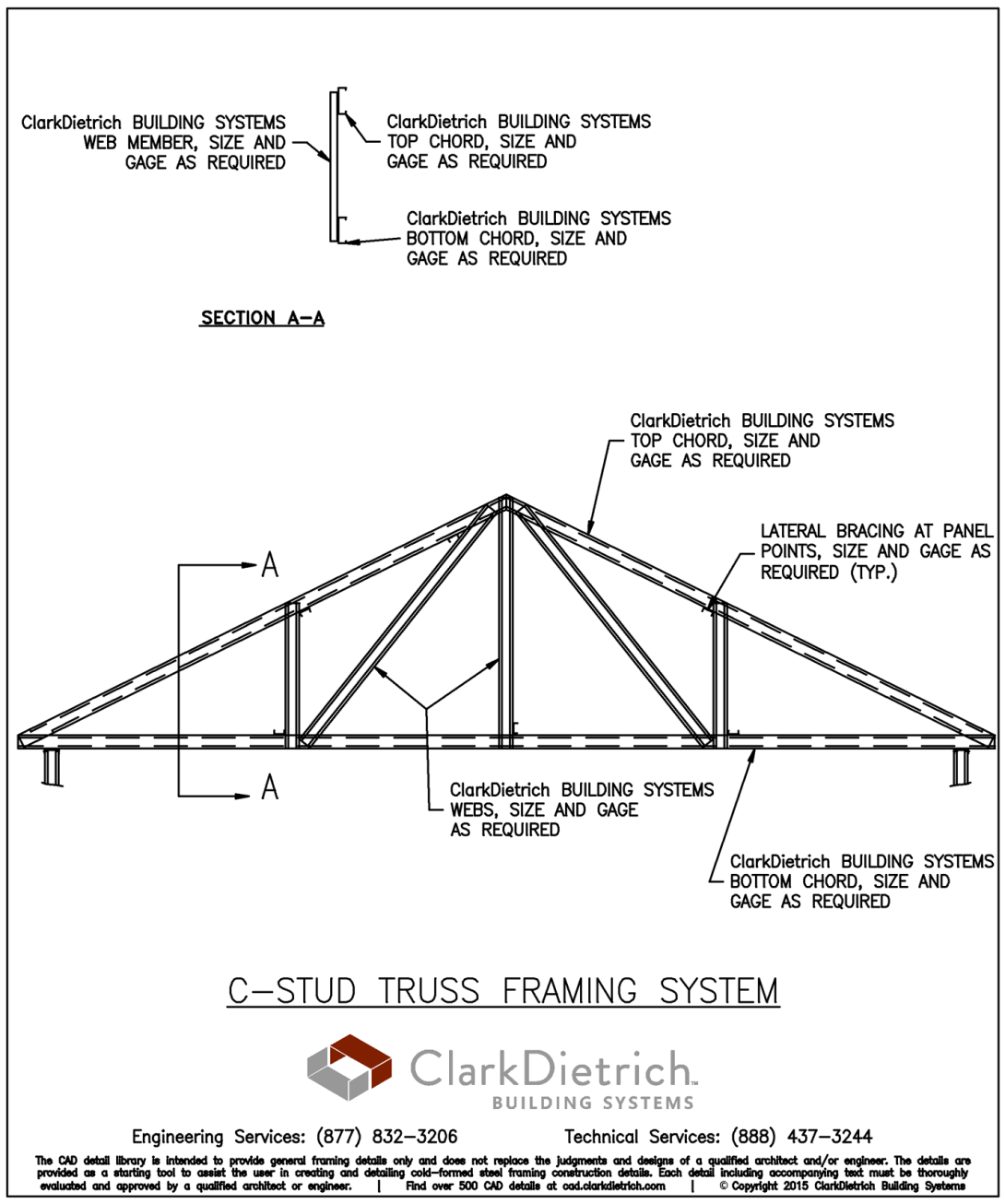 C-Stud Truss Framing System  