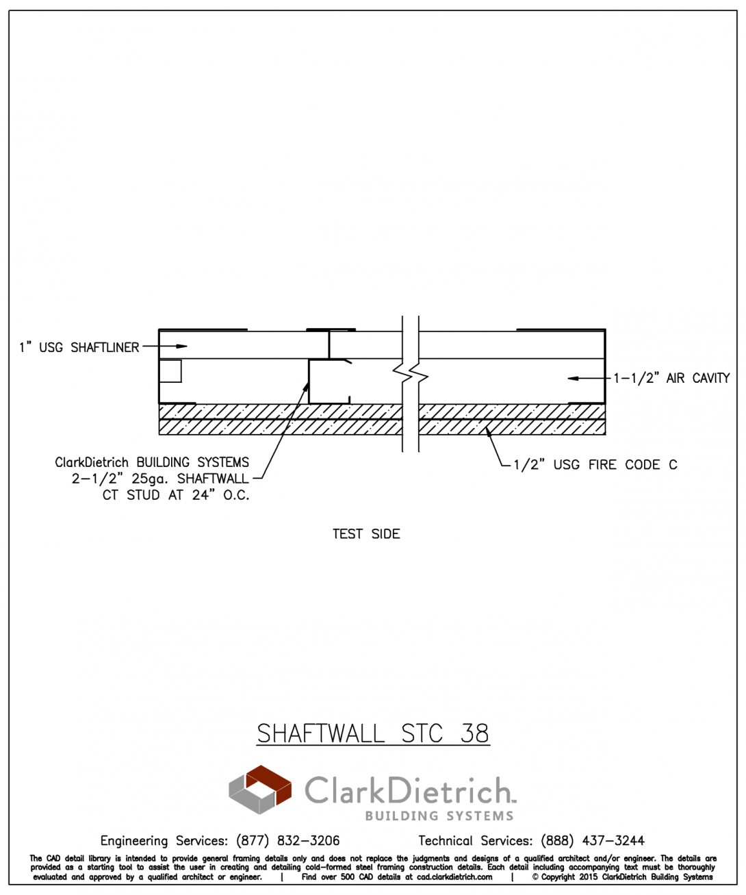 Shaftwall STC 38